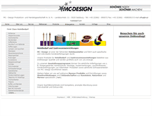Tablet Screenshot of mcd-hotelbedarf.com